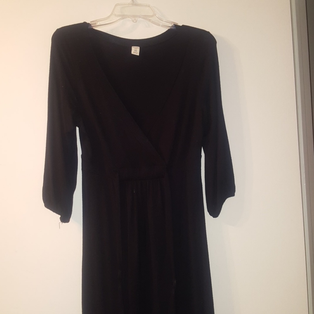 black dress knee length size XS